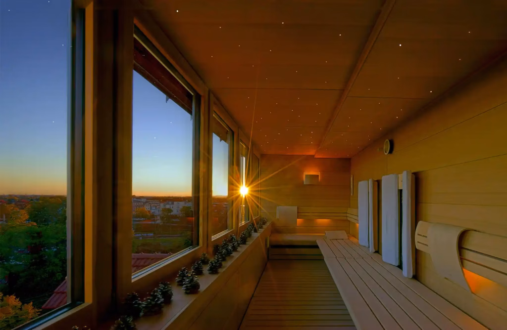 Penthouse Heidelberg with panorama sauna