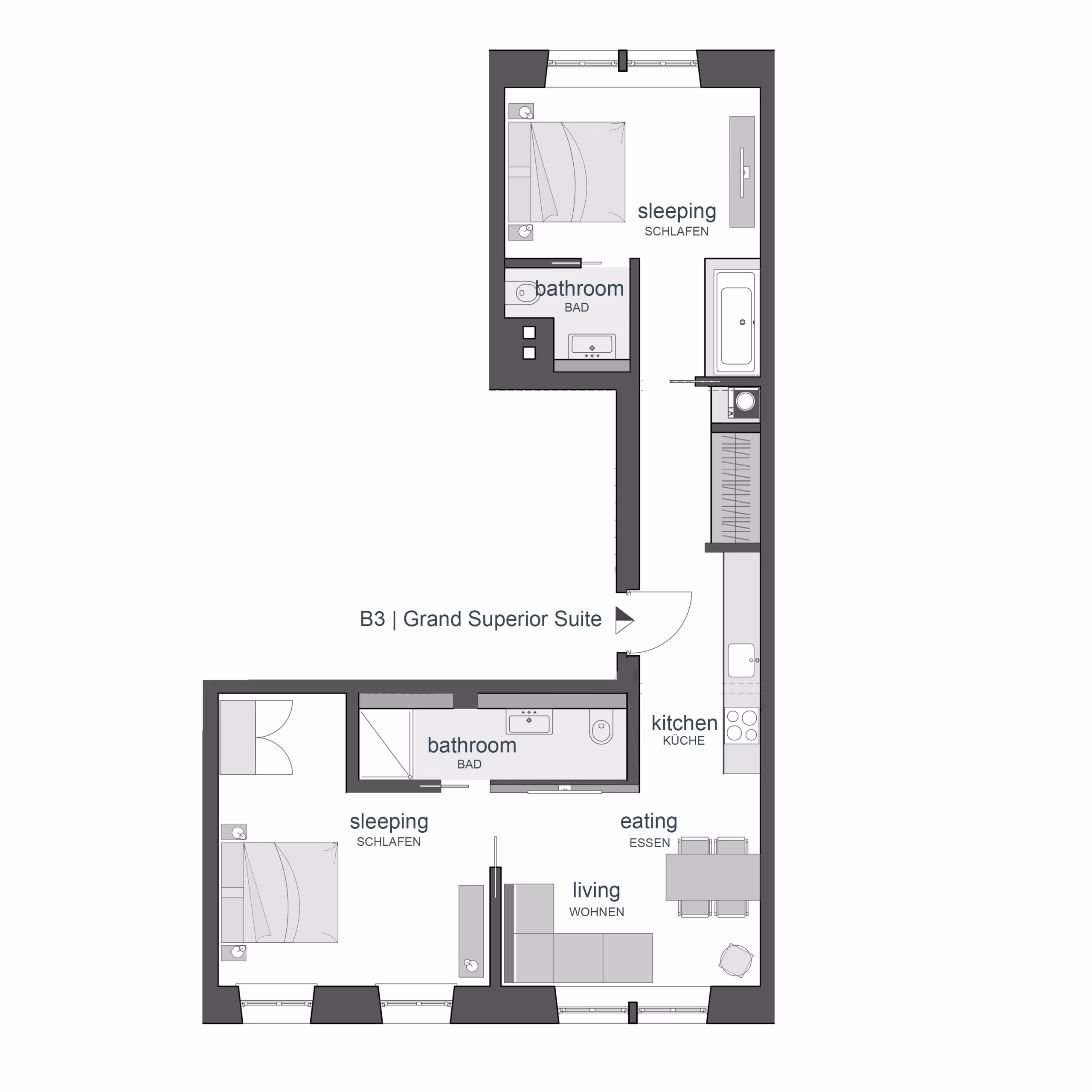 Floor plan Grand Superior Suite
