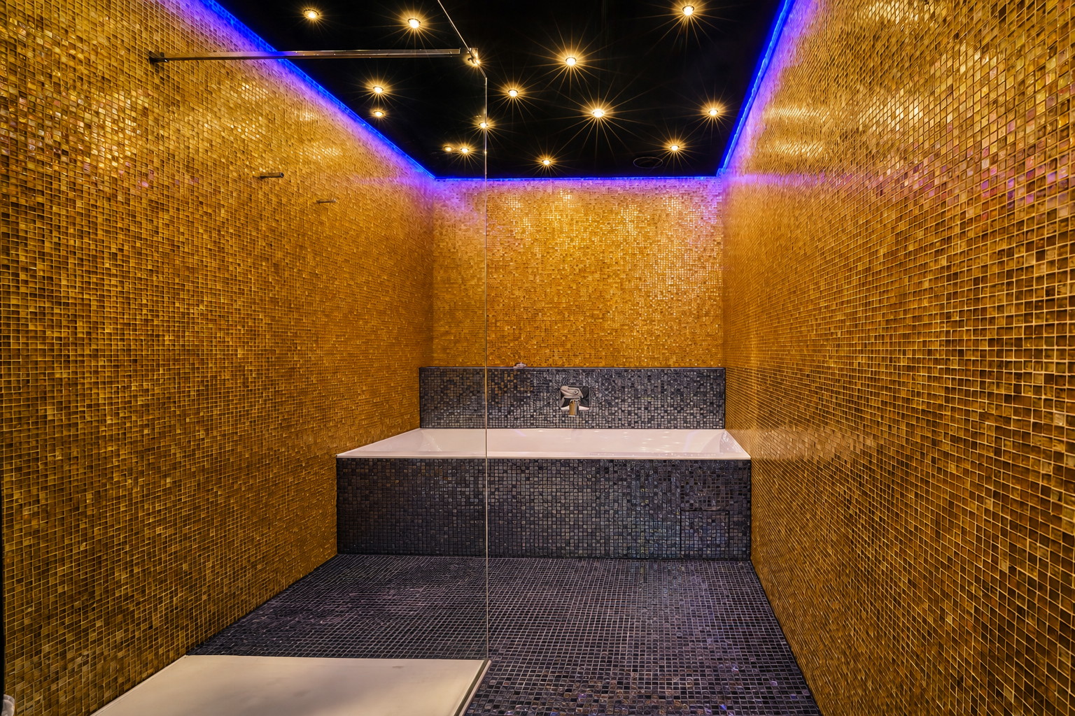 Private bathroom with whirlpool in the One-Bedroom Residential Suite Heidelberg